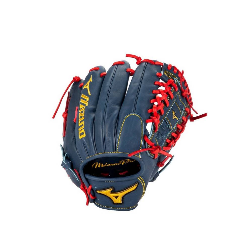 Guanti Mizuno Baseball Pro Mike Soroka 12" Uomo - Blu Marino/Rosse - 07913-YDNO